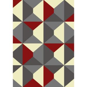 Kusový koberec PP Fino červený, Velikosti 80x150cm