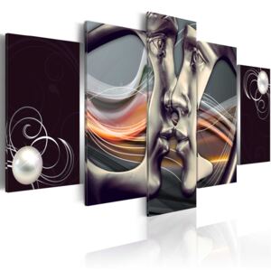 Obraz na plátne - Platinum Kiss 100x50 cm