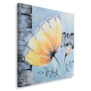 CARO Obraz na plátne - Yellow Flower 3 30x30 cm