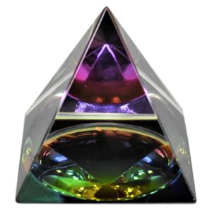 Mystická Pyramída 60 mm (Kryštálová mystická pyramída)