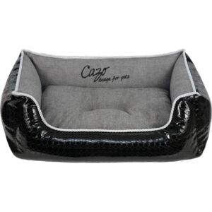 Pelech pre psa Black Diamond Grey (Luxusné mäkké pelechy pre stredných psov s odnímateľným poťahom, jedinečným dizajnom v kvalitnom prevedení)