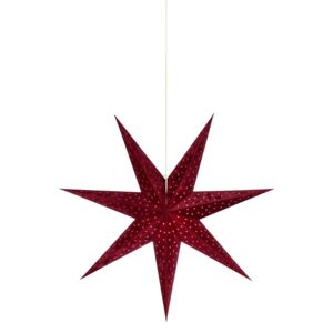 Markslöjd Markslöjd 705486 - Vianočná dekorácia VELOURS 1xE14/6W/230V 75 cm červená ML0851 + záruka 3 roky zadarmo