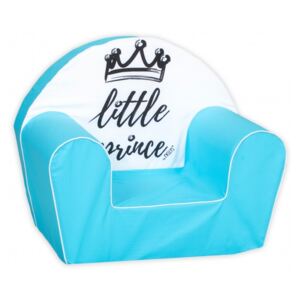 Delsit Detské kresielko, pohovka LUX Little Prince, modré