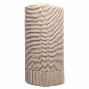 Bambusová pletená deka NEW BABY 100x80 cm béžová, Vhodnosť: Pre všetkých