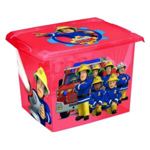 Keeeper Box na hračky Fireman Sam 20,5 l - červený