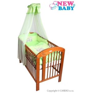 7-dielne posteľné obliečky New Baby Bunnies 100x135 zelené