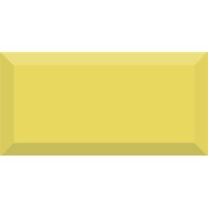 Obklad žltý matný 10x20cm vzhľad tehlička BISELLO CEDRO