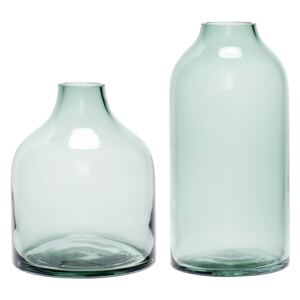 Hübsch váza sklo/zelená 280502, zelená