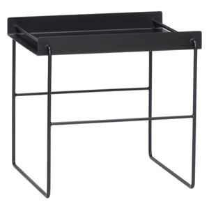 Hübsch konferenčný stolík čierna/kov 890511, čierna