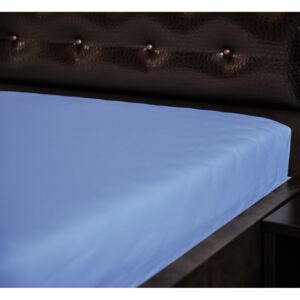Jersey nepremokavá napínacia plachta Modrá Rozmer: 60 x 120 cm