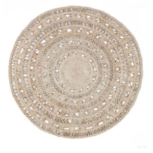 Jutový okrúhly koberec Eco Rugs Orfelia, Ø 120 cm