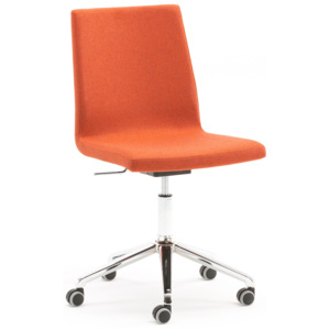 Konferenčná stolička Perry , Sitness funkcia, oranžové čalúnenie