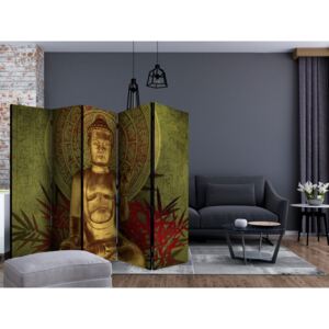 Paraván zlatý Budha
