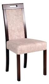 Jedálenská stolička ROMA 5 Biela Tkanina 31