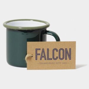 Tmavozelená smaltovaná šálka na espresso Falcon Enamelware, 160 ml