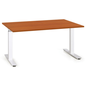Výškovo nastaviteľný stôl, 1600 x 800 mm, elektrický, čerešňa