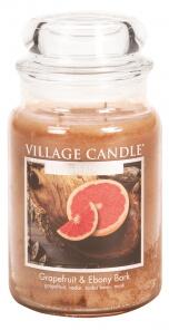VILLAGE CANDLE - Grep a ebenové drevo - Grapefruit Ebony Bark 145-170