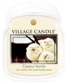 VILLAGE CANDLE - Vanilková zmrzlina - Creamy Vanilla - vosk do aromalampy