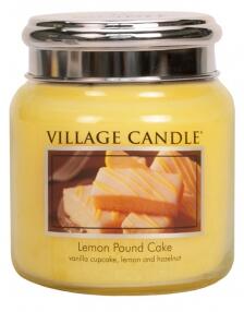 VILLAGE CANDLE - Citrónový koláč - Lemon Pound Cake - 85-105 METAL