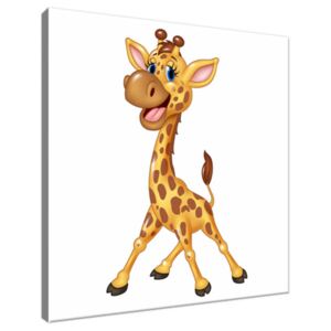 Obraz na plátne Veľká žirafa 30x30cm 2868A_1AI