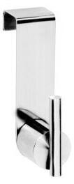 SAPHO X-ROUND E vešiak na dvere, leštená nerez (104106152) XR207