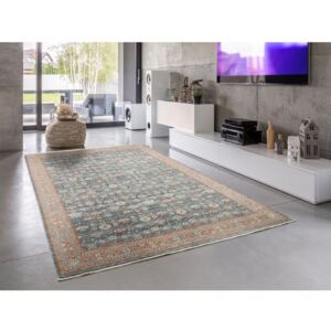 Klasický strojový koberec Grand Fashion 571 modrý 1,60 x 2,30 m
