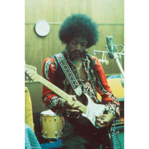 Plagát, Obraz - Jimi Hendrix - Studio, (61 x 91,5 cm)
