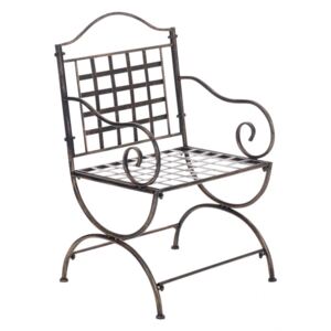 Kovová stolička Lotta s područkami Farba Bronzová