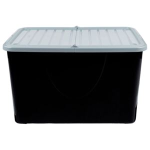 Livarno Home Úložný box, 58 l (čierna / šedá), čierna / šedá (100330029)