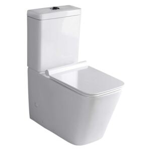SAPHO - PORTO WC kombi mísa s nádržkou včetně Soft Close sedátka, spodní/zadní odpad (PC102)