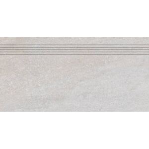 Schodovka Rako Quarzit šedá 30x60 cm, mat, rektifikovaná DCPSE737.1