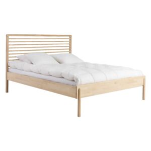Rám postele z masívneho brezového dreva Kiteen Lennu, 160 × 200 cm