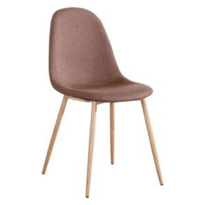 Jedálenská stolička AMELIA, 45x85x54, afrolex-hnedá