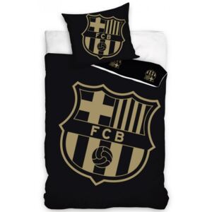 Futbalové obliečky FC Barcelona Gradient Black 140x200/70x90 cm
