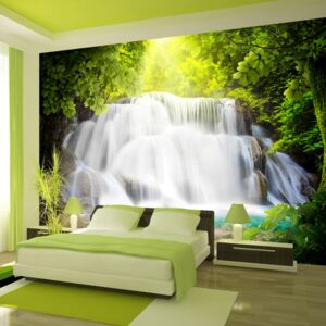 Fototapeta - Arcadian waterfall 250x175 cm