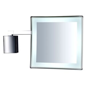 Kozmetické zrkadlo so zväčšením a LED svetlom nástenné A602/13