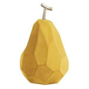 Matne okrovožltá betónová soška PT LIVING Origami Pear