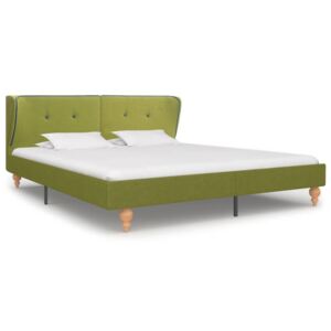 Rám postele zelený látkový 180x200 cm
