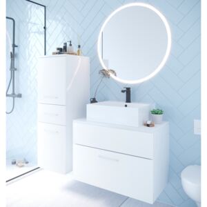 MEBLINE Kúpeľňový nábytok BUSTO LED biely