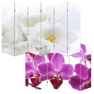 Dizajnový paravan WH orchidei 240x180 cm (6-dielny)