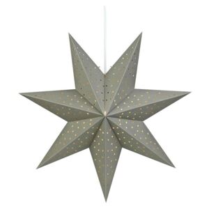 Sivá svetelná závesná dekorácia Markslöjd Morris, výška 45 cm