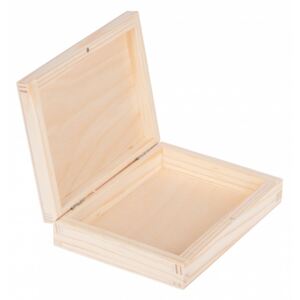 Krabička drevená 16x12,5x4 cm na magnet