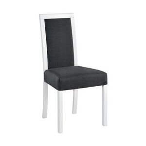 Jídelní židle ROMA 3 Bílá Tkanina 23X