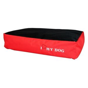 CRAZYSHOP psie matrace S, červená 80x60x20cm