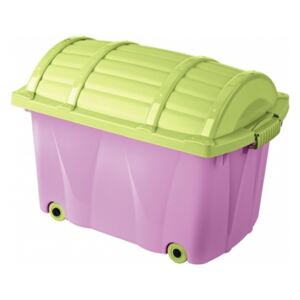 Keeeper Plastový box na kolieskach - 42l - fialový