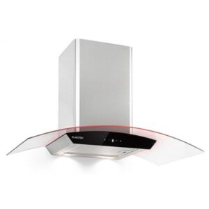 Klarstein Gloria, odsávač pár, odsávanie, 90 cm, 580 m³/h, RGBI, strieborný/čierny