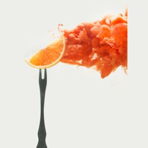 Umelecká fotografia Disintegrated orange, Dina Belenko