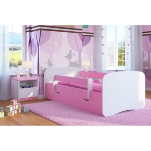 Detská posteľ Ourbaby Loki ružová 140x70 cm