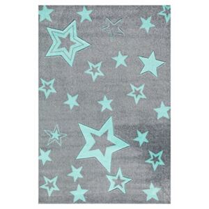 Detský koberec STARLIGHT - grau/mint 100 x 160 cm