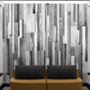 Tapeta - Gray wood role 50x1000 cm